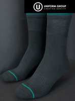 Socks - Black/Green-11-13-boys-SCC / KAT Uniform Shop